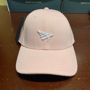 Planes Mens Pink Embroidered Panel Adjustable Sports Basketball Cap One Size